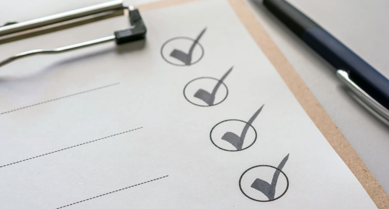 personal image checklist.
